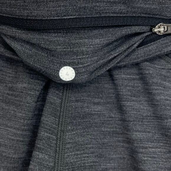 Lululemon Speed Up Tight Full On Luxtreme Brushed 28" Heathered Black Size 4 - Picture 6 of 10